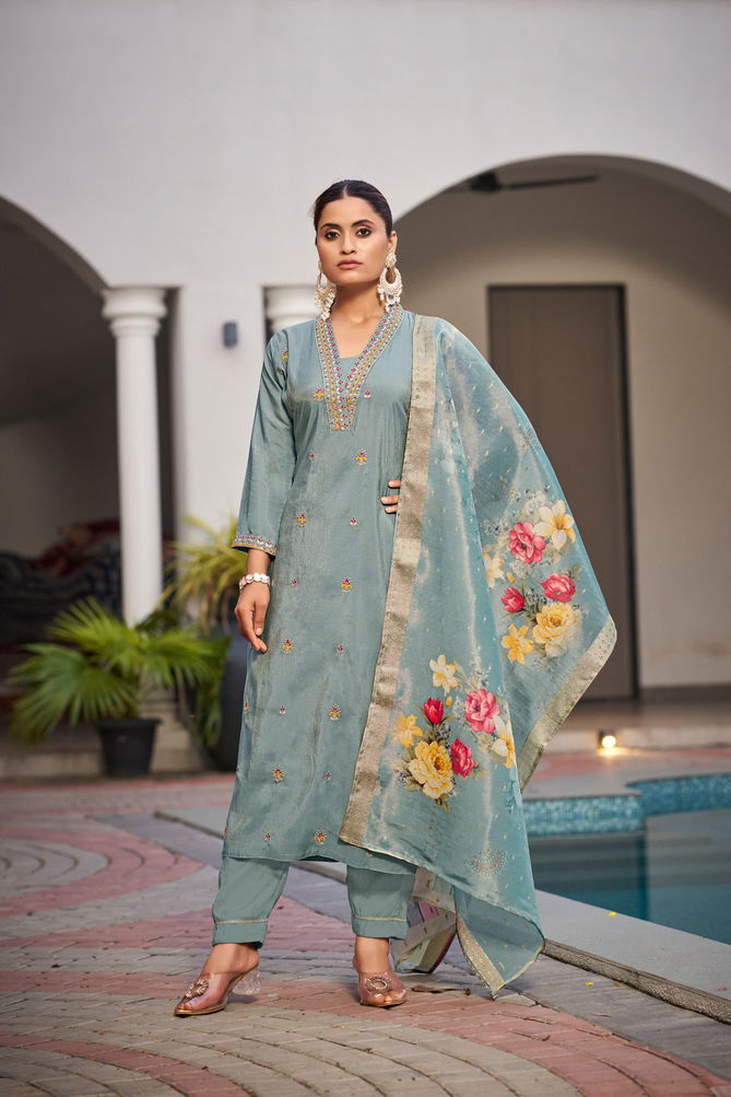 Millie By Ossm Roman Simmer Designer Kurti With Bottom Dupatta Wholesale Price In Surat
